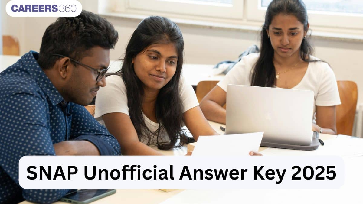SNAP Unofficial Answer Key 2024 (Available): Check SNAP Test 1, 2 and 3 Solutions and Analysis